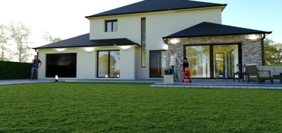 Maison neuve à Carpiquet, Normandie