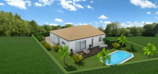 Maison neuve à Théza, Occitanie