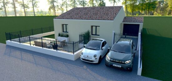 Maison neuve à Autignac, Occitanie