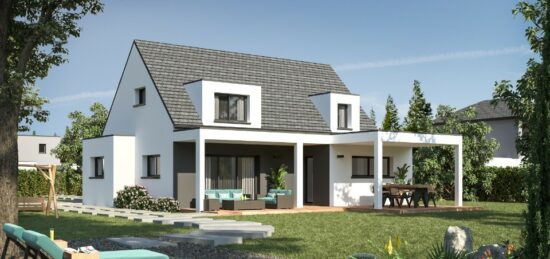 Maison neuve à Colpo, Bretagne