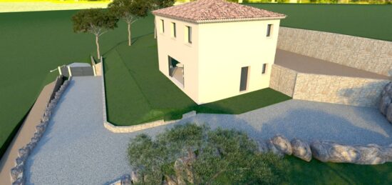 Maison neuve à Aspremont, Provence-Alpes-Côte d'Azur