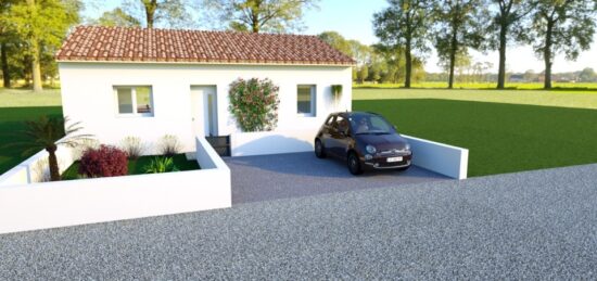 Maison neuve à Lespignan, Occitanie