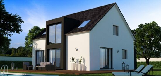 Maison neuve à Bénodet, Bretagne