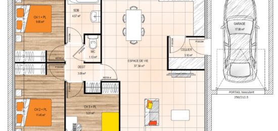 Maison neuve à , Maine-et-Loire