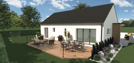 Maison neuve à Henvic, Bretagne