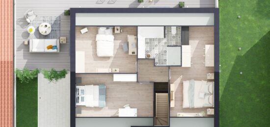 Maison neuve à , Pas-de-Calais