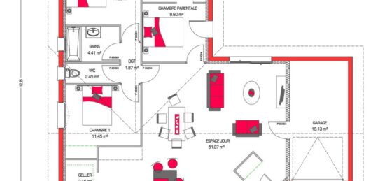 Maison neuve à , Landes