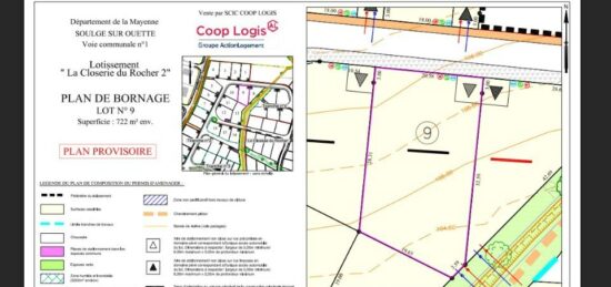Terrain à bâtir à Soulgé-sur-Ouette, Pays de la Loire