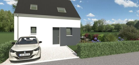 Maison neuve à Plaintel, Bretagne