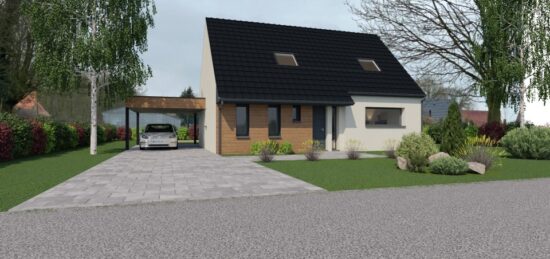 Maison neuve à Lorgies, Hauts-de-France