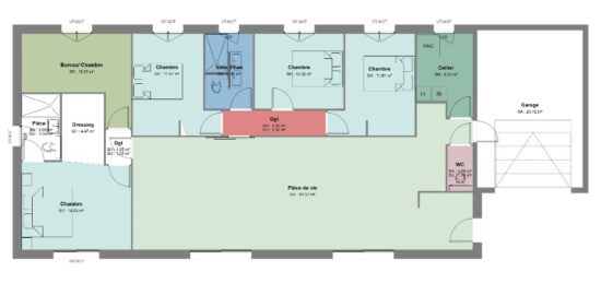 Maison neuve à Châteauroux, Centre-Val de Loire