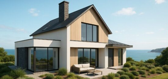 Maison neuve à Cancale, Bretagne