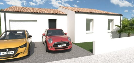 Maison neuve à Vérines, Nouvelle-Aquitaine