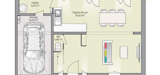 Maison neuve à , Marne