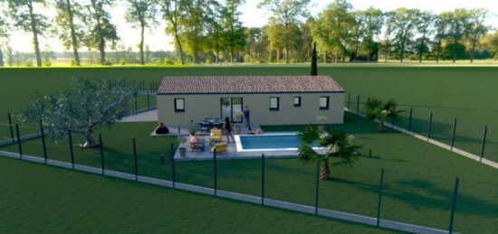 Maison neuve à Villeneuve-les-Corbières, Occitanie