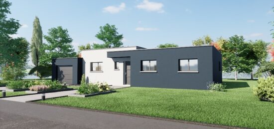 Maison neuve à Houssen, Grand Est