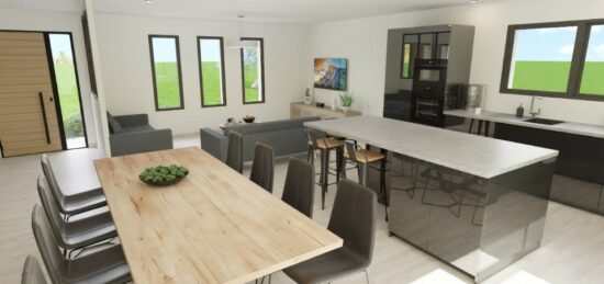 Maison neuve à Barjac, Occitanie