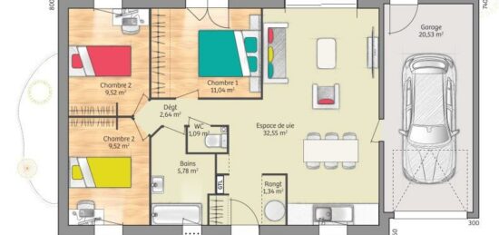 Maison neuve à , Sarthe