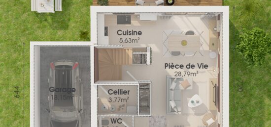 Maison neuve à , Hérault