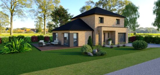 Maison neuve à Neuve-Chapelle, Hauts-de-France