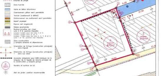 Terrain à bâtir à Marcillé-la-Ville, Pays de la Loire