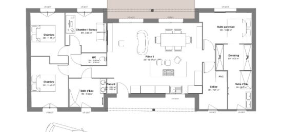 Maison neuve à Sainte-Gemme, Centre-Val de Loire