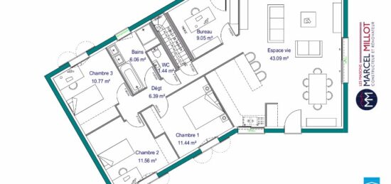 Maison neuve à , Haute-Vienne