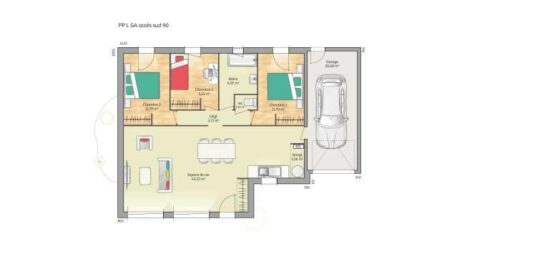 Maison neuve à , Aisne