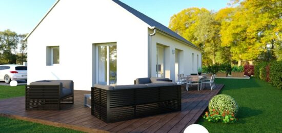 Maison neuve à Hôpital-Camfrout, Bretagne