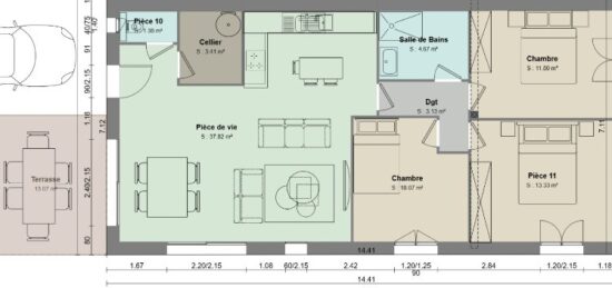 Maison neuve à , Var