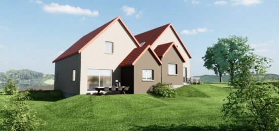 Maison neuve à , Bas-Rhin