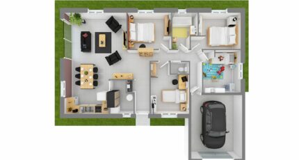 Saint-Denis-lès-Bourg Maison neuve - 2390138-4586modele720191021VG2uT.jpeg Maisons France Confort