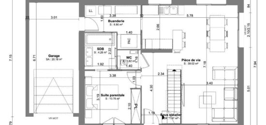 Maison neuve à , Ain