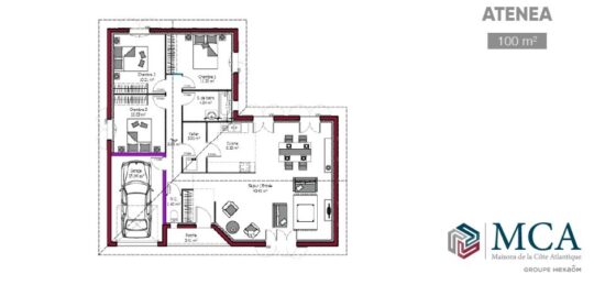 Maison neuve à , Landes