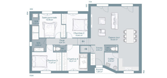 Maison neuve à , Hérault