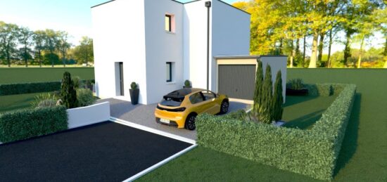 Maison neuve à Plomeur, Bretagne