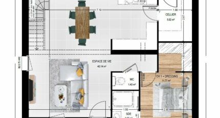 La Membrolle-sur-Longuenée Maison neuve - 2401562-961modele820240729yfBOJ.jpeg Maisons France Confort