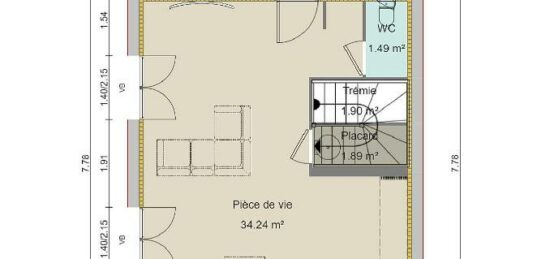 Maison neuve à , Hautes-Alpes