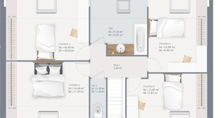 Lorrez-le-Bocage-Préaux Maison neuve - 2410606-4586modele1020200407e8HRD.jpeg Maisons France Confort
