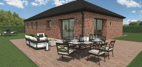 Maison neuve à , Nord