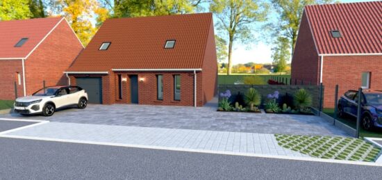 Maison neuve à Lambres-lez-Douai, Hauts-de-France