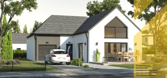 Maison neuve à Loctudy, Bretagne