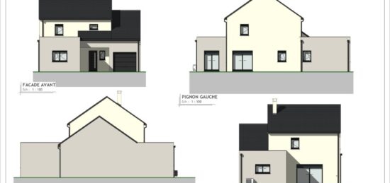 Maison neuve à Château-Gontier-sur-Mayenne, Pays de la Loire