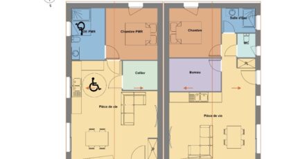 St Marcel - Morbihan - Les 2 lots 42139-11165modele620260130reqCZ.jpeg - Maisons France Confort