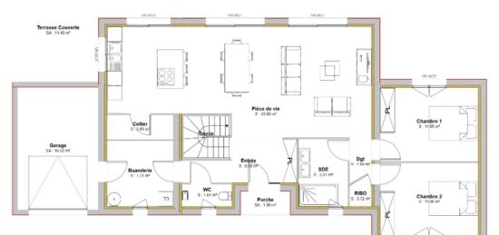 Maison neuve à , Tarn-et-Garonne