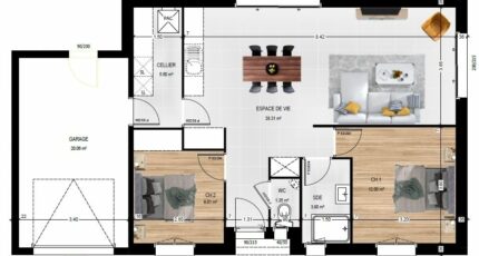 Mûrs-Erigné Maison neuve - 2326207-961modele820241025dSOwM.jpeg Maisons France Confort