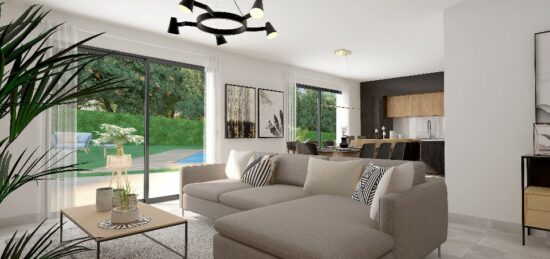 Maison neuve à Cournonsec, Occitanie