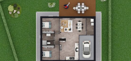 Maison neuve à Ancinnes, Pays de la Loire