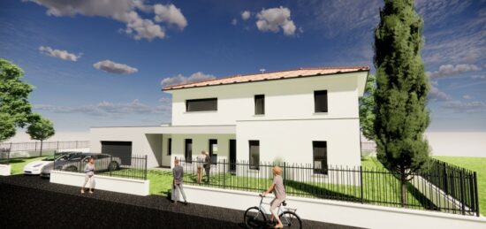 Maison neuve à Grisolles, Occitanie