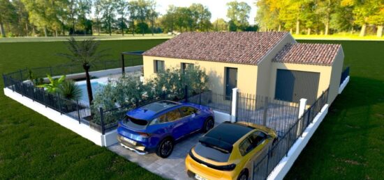 Maison neuve à Pouzolles, Occitanie